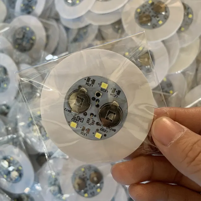 Stick Night Glow Led Bottle Light With Adhesive Sticker/Five colors led base glorifier