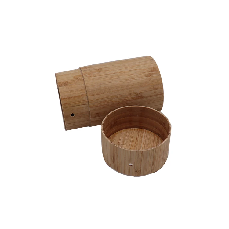 Eco-friendly bamboo tube  pet urns for ashes