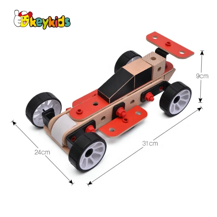 2024 New hottest educational wooden DIY assembly toys for children W03B083