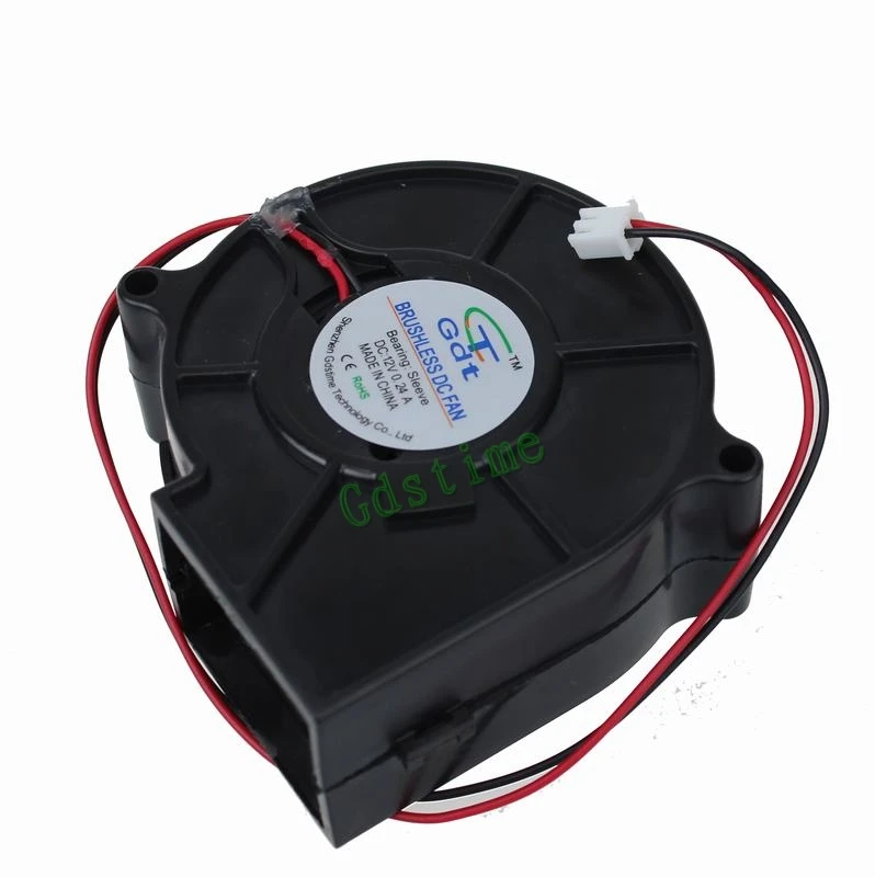 Gdstime GDB7530 DC 12V 24v 7530 75x75x30mm 75mm Industrial air Circulation Blower Fan