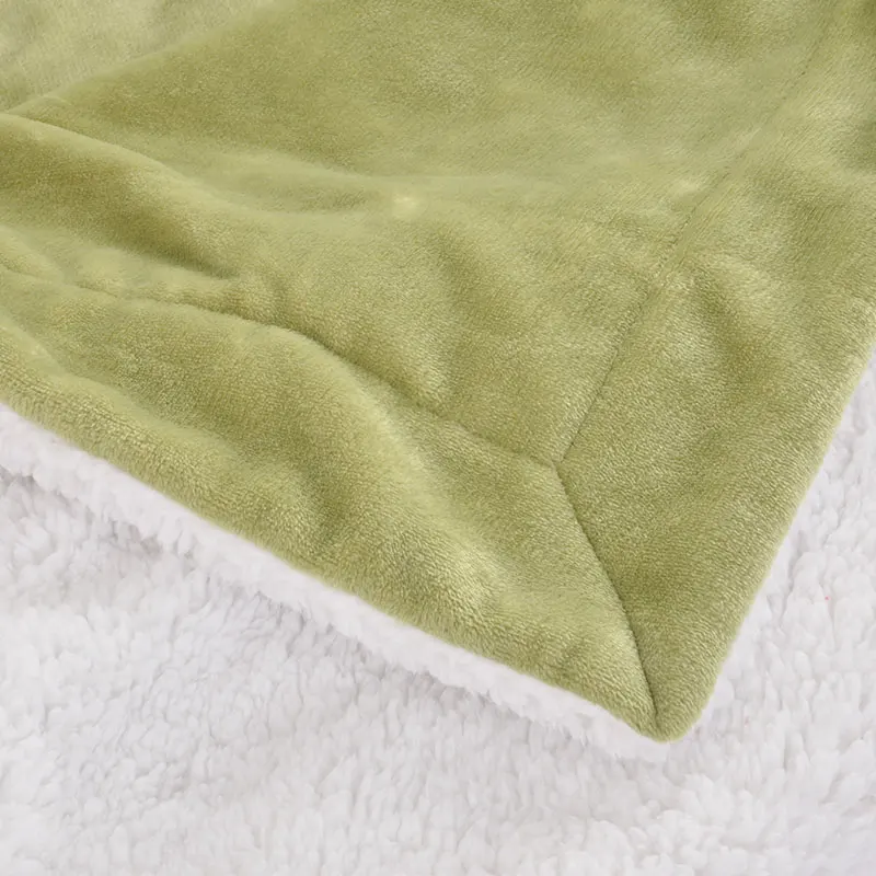cheap high quality puff microfiber bed sheet fleece quilt wholesale