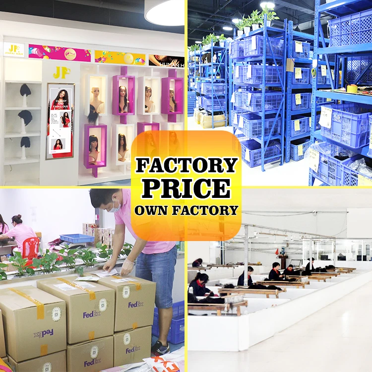 JP Hair 100% unprocessed virgin hair Malaysian silky straight wave human hair wig