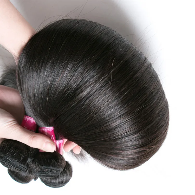 
Hair Weave Human Hair Brazilian Virgin in China Since 1985 Good Quality Silky Straight 12A Remy Hair WEAVING ALL Colors 