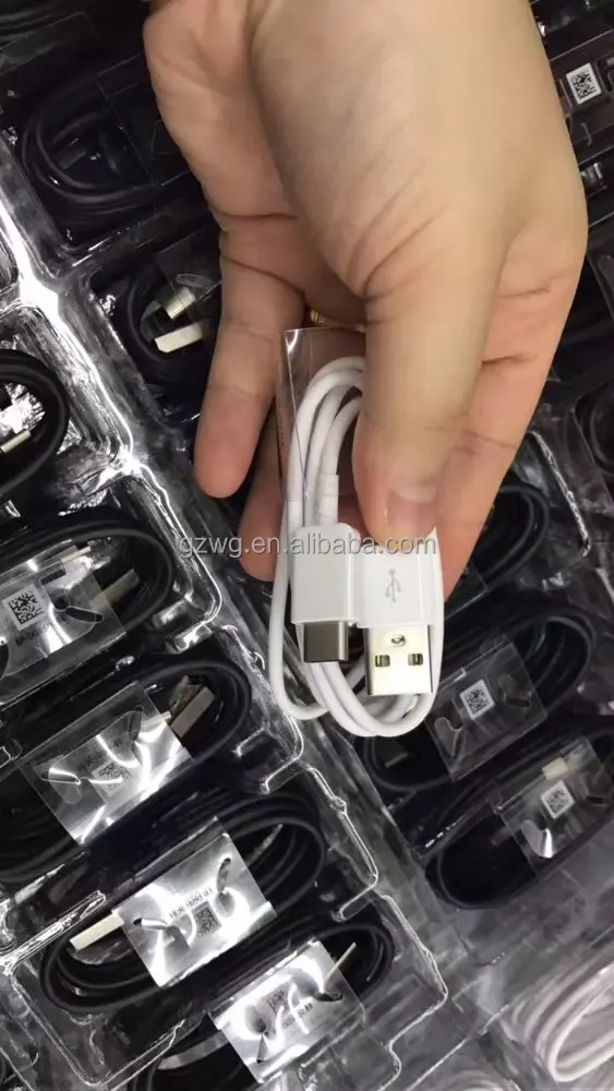 S8/S9 USB C Original data cable core type-c core 1.2M fast charger cable black/white for samsung type c cable
