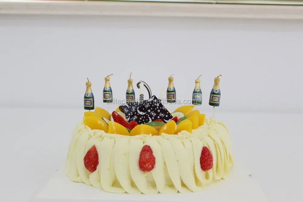 Sell cakes product color flame birthday candles and festival color flame party candle birthday