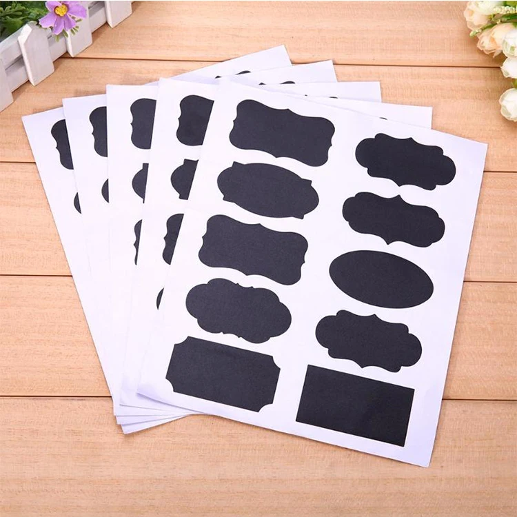 Hot Selling Chalkboard Labels Kids Blackboard Sticker Chalk Board Craft Stickers With Marker Pen