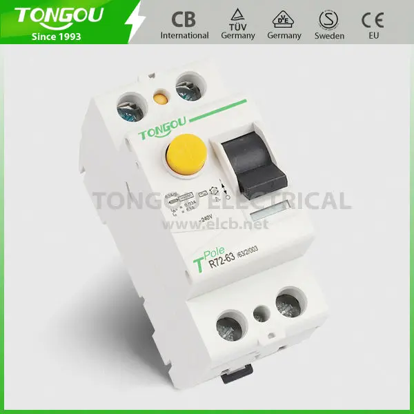 Tongou узо tor72 типа 2p, 16 усилителя, оценка остаточный ток выключателя