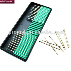 Top quality Tungsten 30 pieces Ceramic tungsten Carbide Nail Drill Bit Bits Set