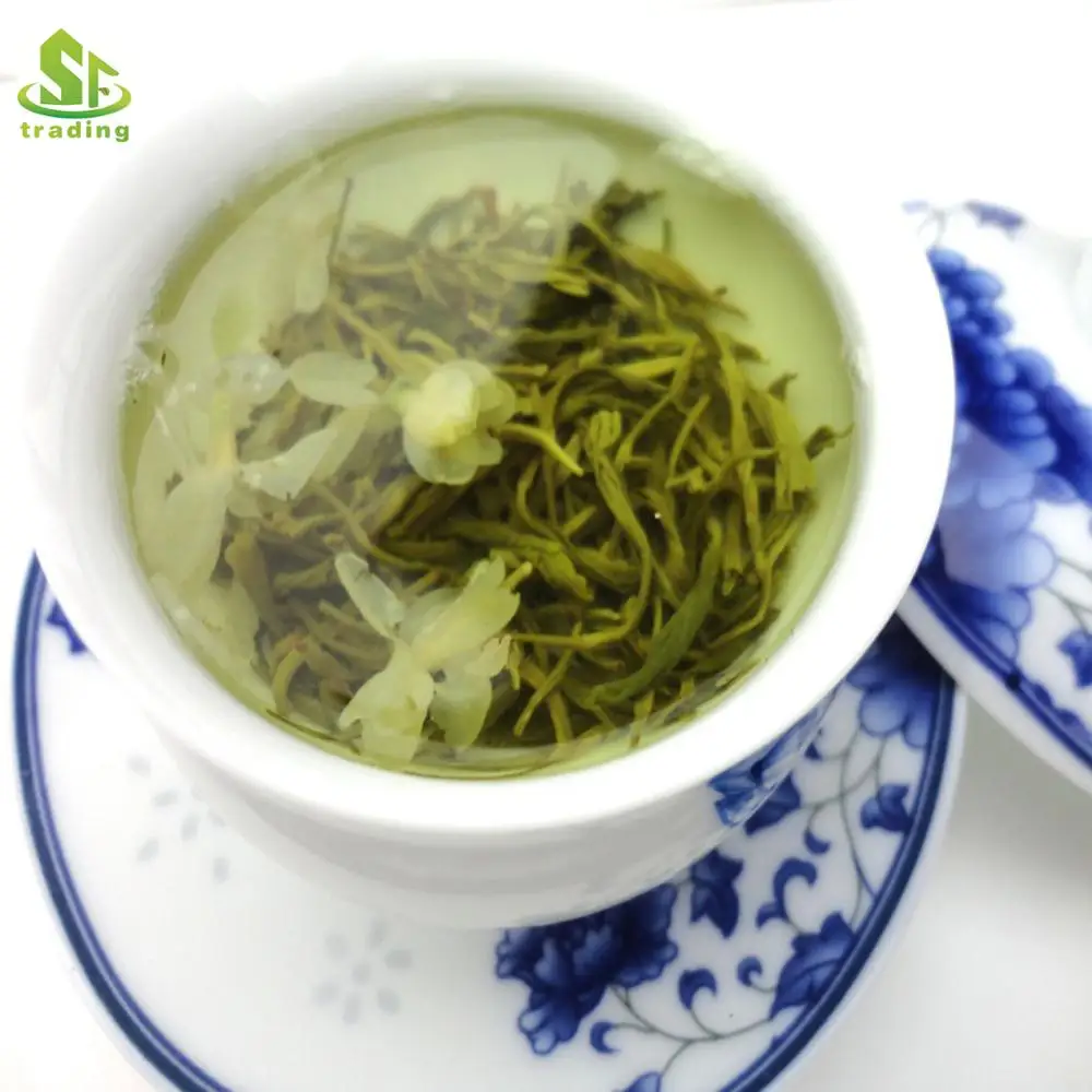 Premium Jasmine Green Tea China green tea aroma with flower bud Jasmine Tea