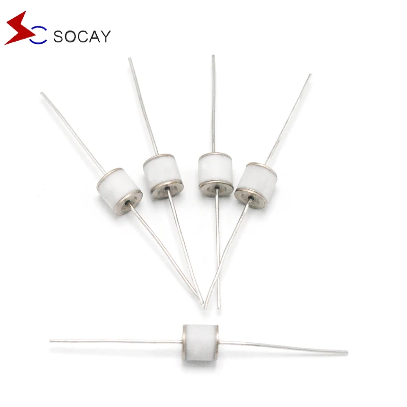 GDT Axial Lead Wire Surge Arrester 2 Electrode 0.5KA Gas Discharge Tubes UN1206-150ASMD