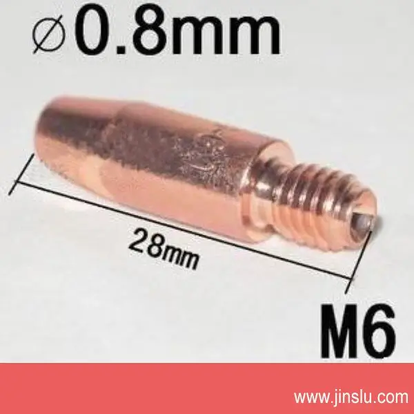 E-cu m6*28 1.0mm контакт советы подходит для binzel стиль 24kd миг сварочной горелки