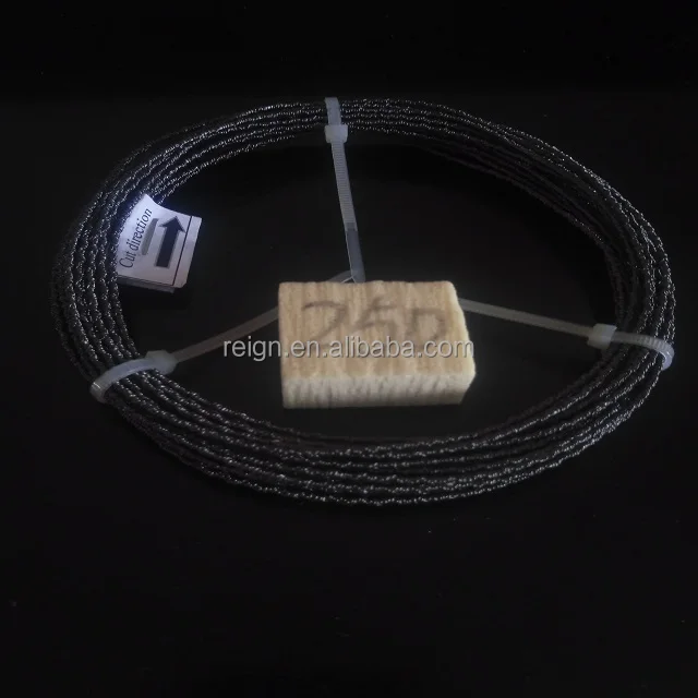 China supply durable Rock wool cutting wire and diamond wire saw for sponge foam