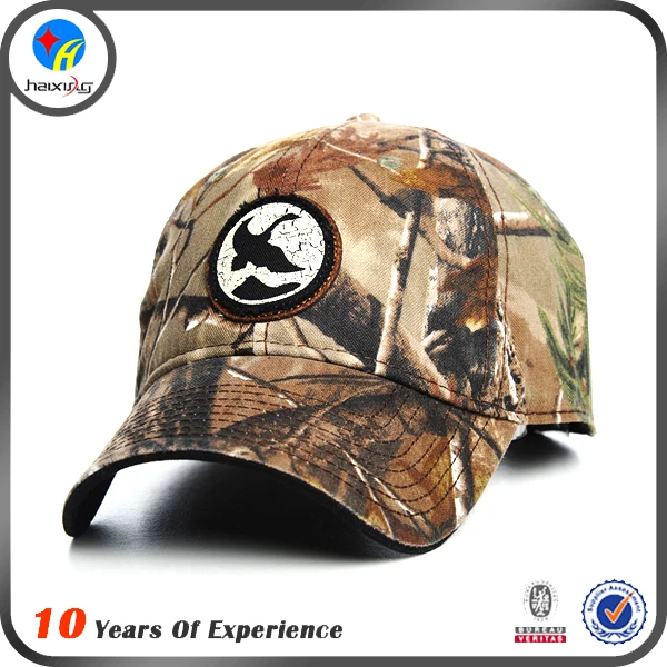 Camo Hunting  5 panel or 6 panel custom logo Tactical Baseball Cap Hat