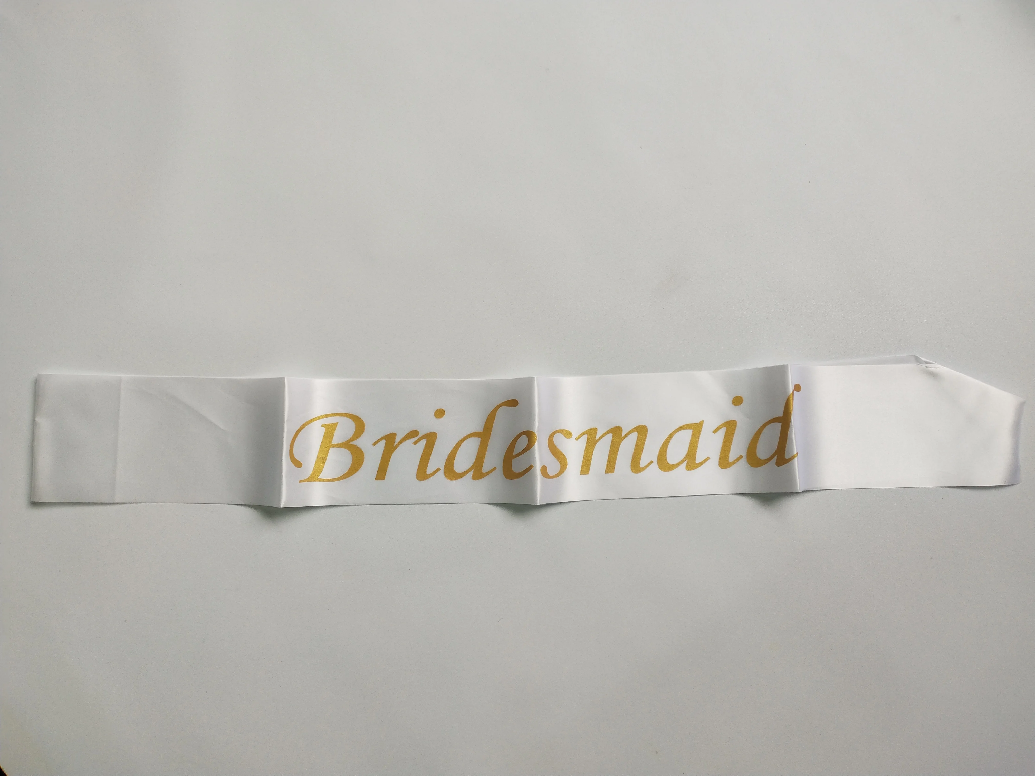 Free Shipping Bachelorette Party Colorful Decoration Bridesmaid Sash