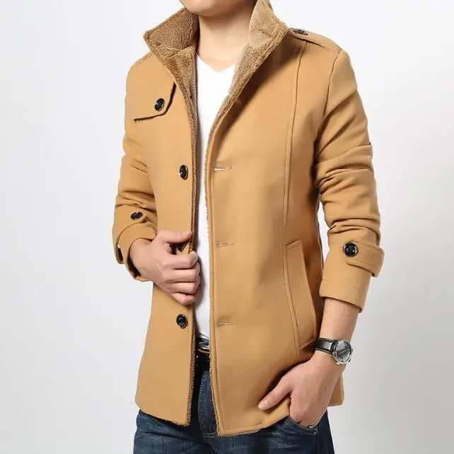 Zm33351a Новый дизайн пальто 2017 зимние теплые плотные модные пальто для мужчин