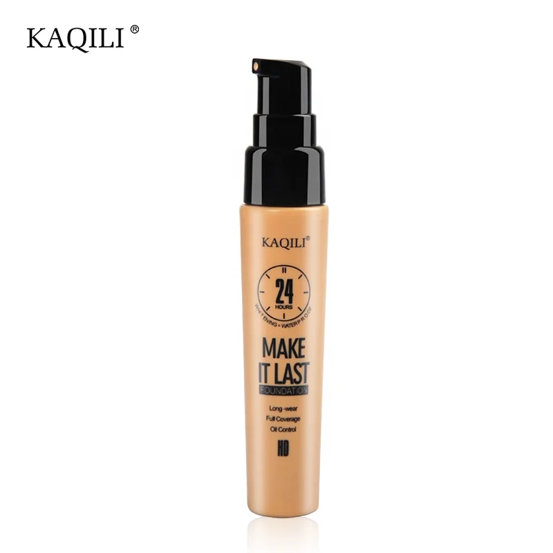 Kaqili Oem professional full coverage waterproof liquid makeup foundation private label liquid BB cream