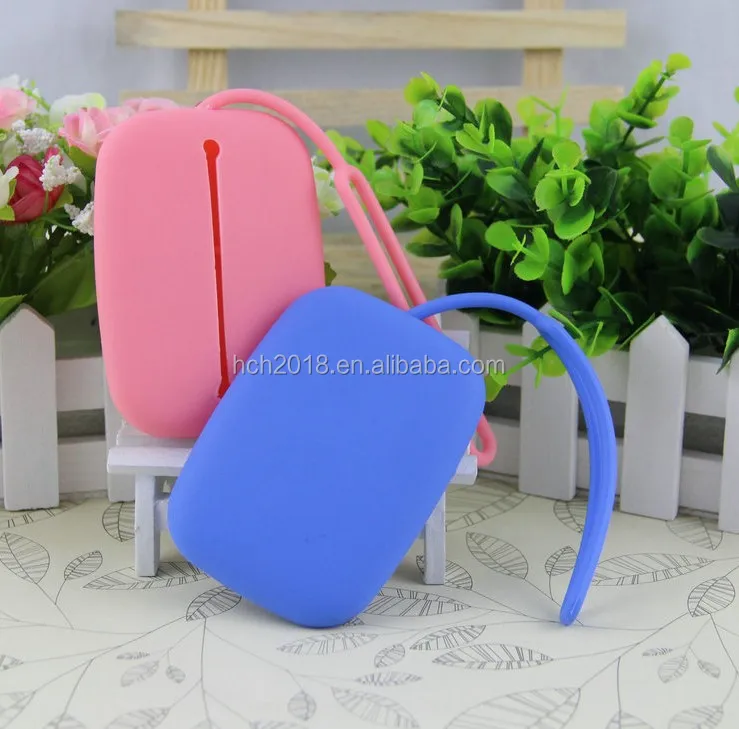 fashion design mini coin silicone purse