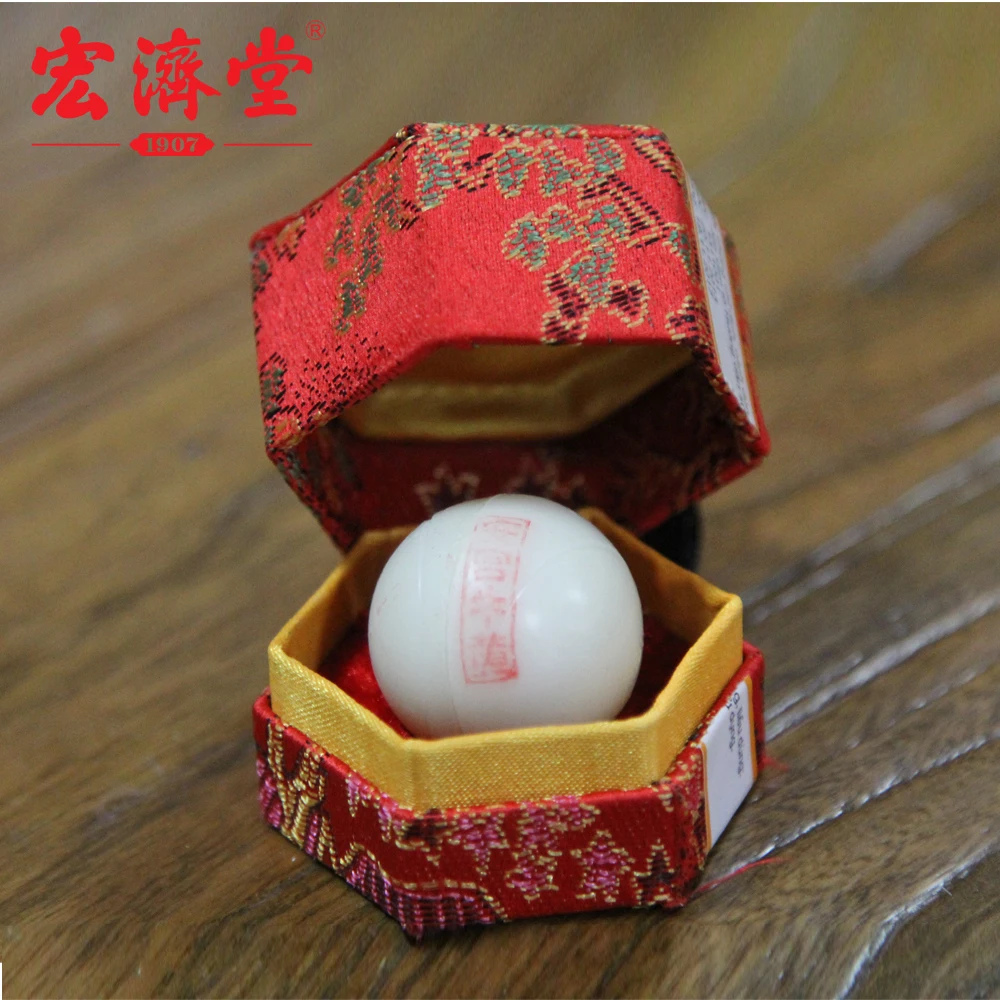 
COW-BEZOAR BOLUS FOR RESURRECTION Angong Niuhuang Pill 