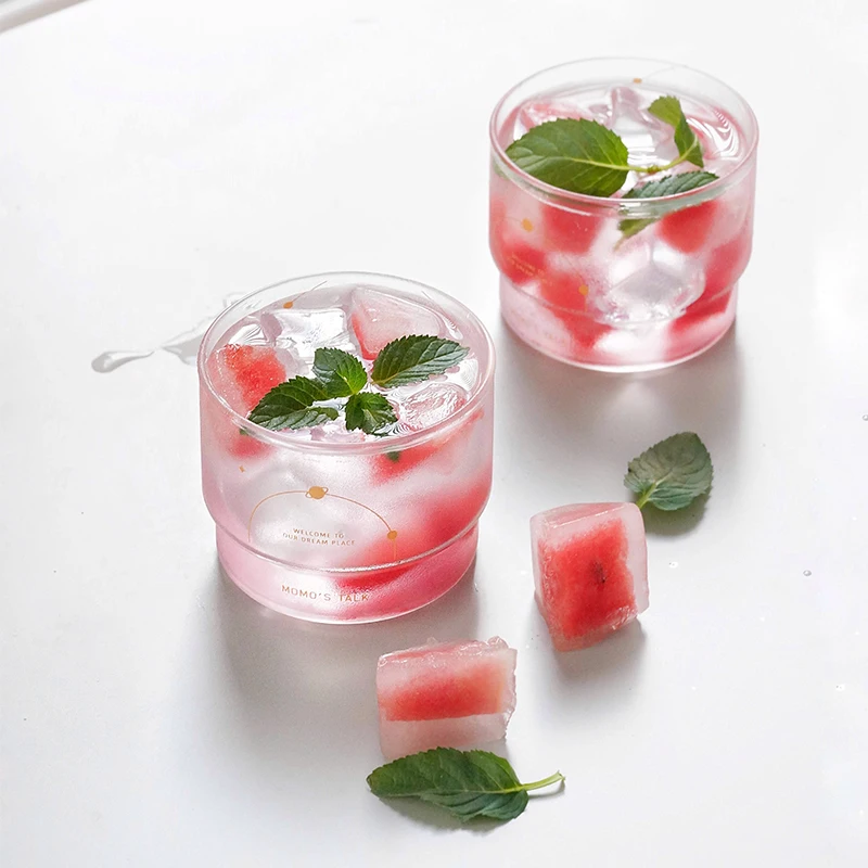 
Drinking Water cup glass reusable coffee tea ice cream beer glasses cups set tea drinking tumbler wine manufacturer 