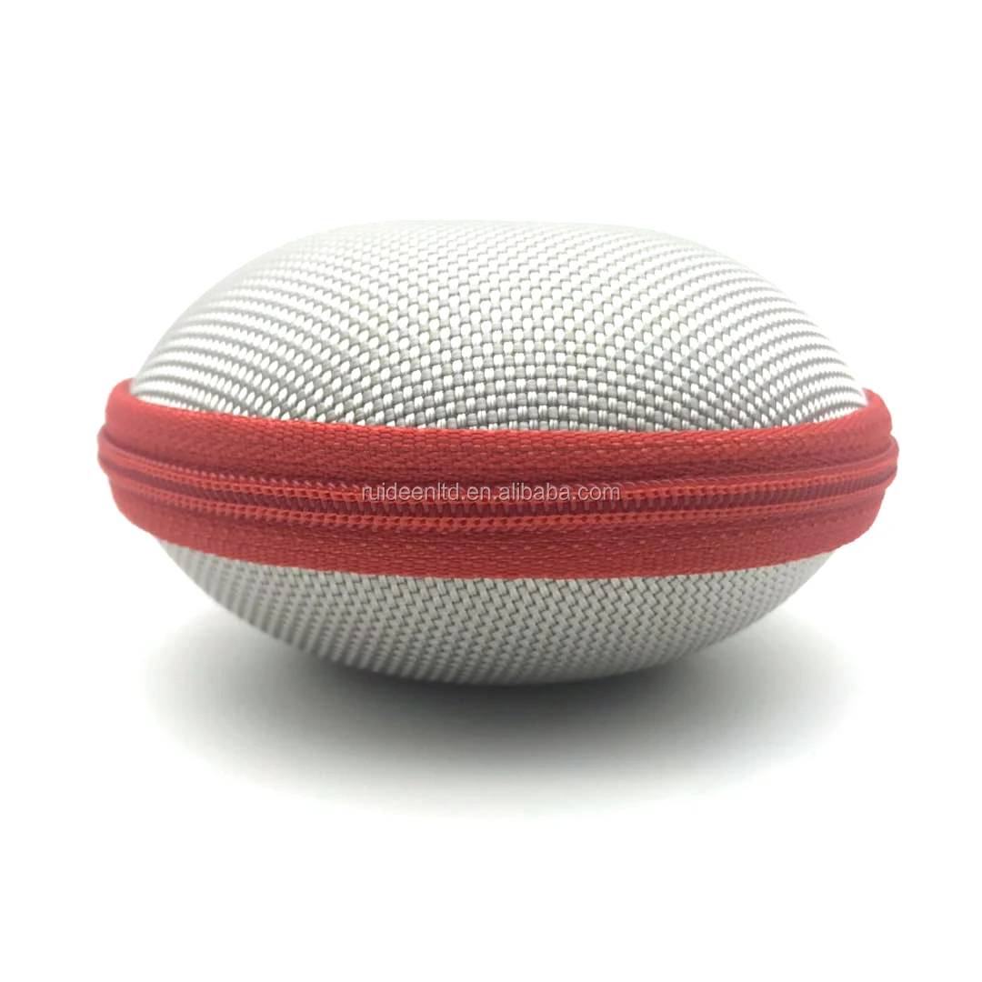 9.8(Diameter)*5.4CM Round Nylon 1680D Hard Shell EVA Case for Earbud Case (LZH-42)