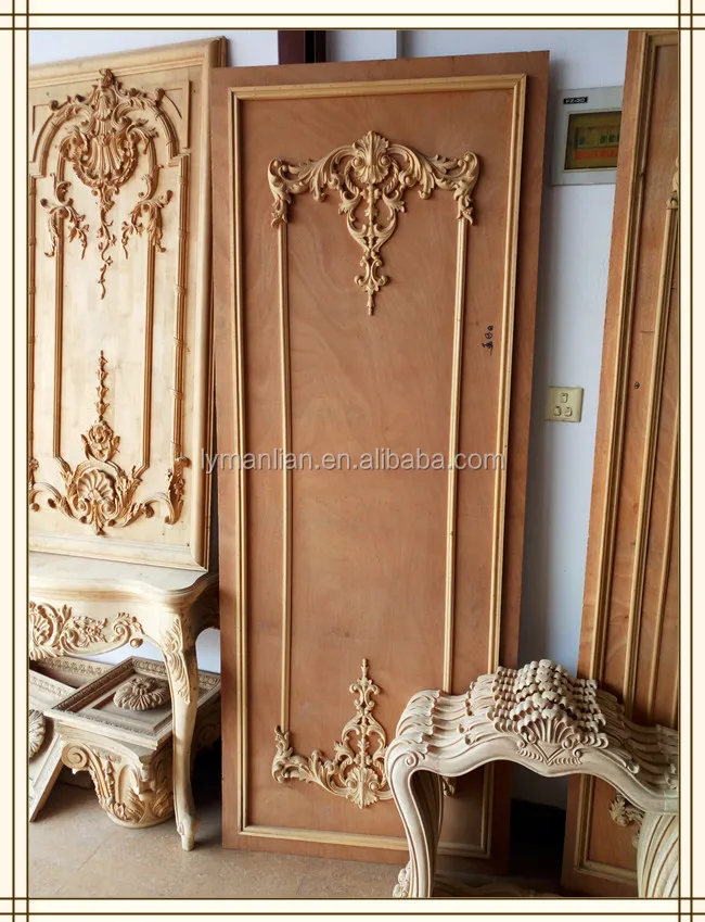decorative furniture use beech wood moulding door frame with high quality and low price