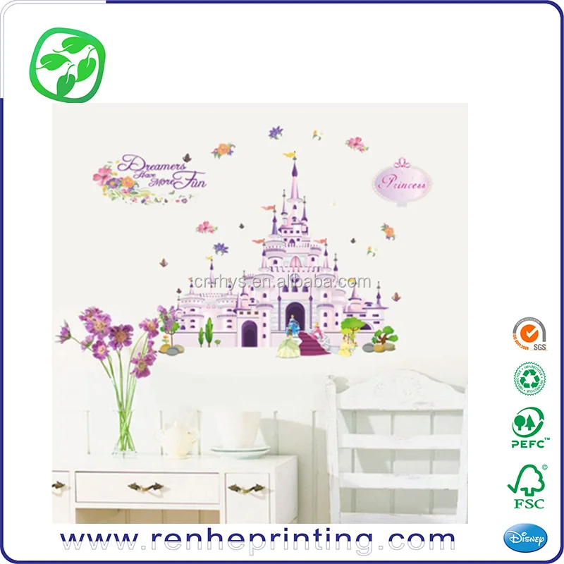 Красивая Настенная Наклейка на заказ для детской или гостиной