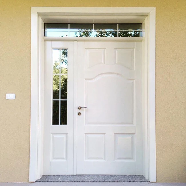 Composite Hollow/Solid Wooden Interior Modern Wood Groove Flush Door