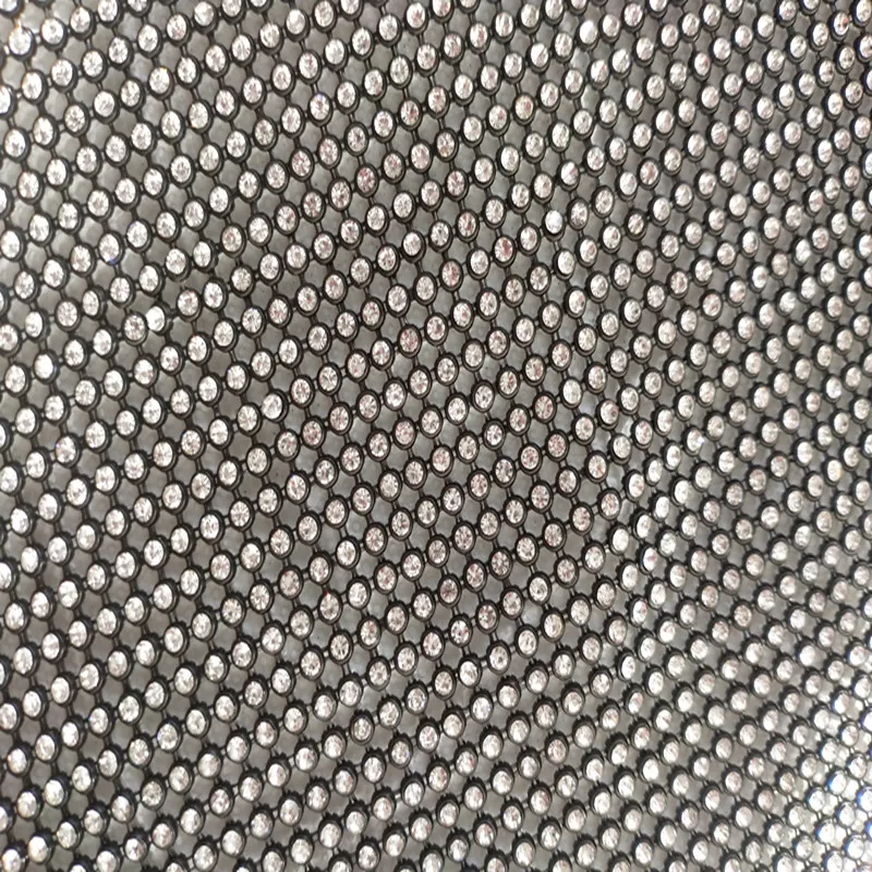 Лидер продаж с завода, алюминиевые прозрачные сетчатые клейкие листы из горного хрусталя, Китай