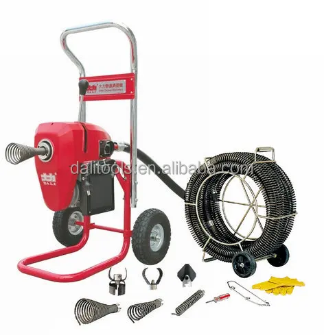 
Sectional Electric drain cleaner for drain lines 50mm to 200mm 