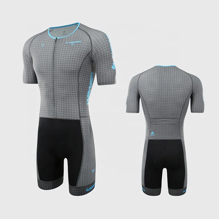 Hot sale racing sport short jersey bike uniform set men short sleeve triathlon clothing