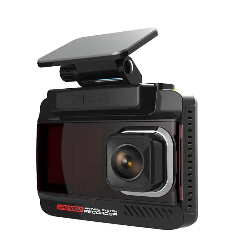 Radar detector dash cam with built in GPS Russia 3 in 1 combo anti car speed DVR video recorder all in one