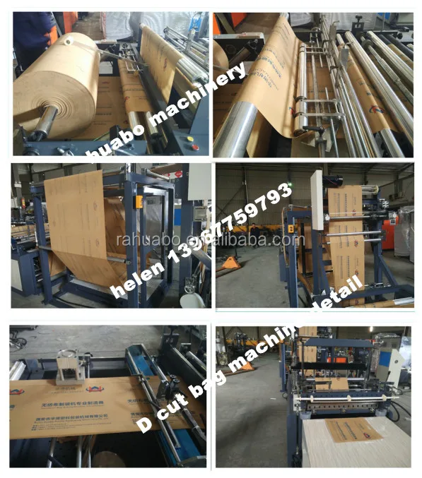 HBL-B700 HUABO NO.1 in bag machine area Factory Direct Sale Manual nonwoven bag machine