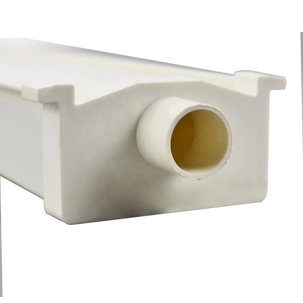 PVC Agricultural Hydroponic Planting Pipe With End Cap For Irrigation System