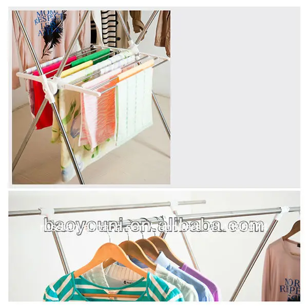 подкоёно byn сделай сам одежда сушилка новый стиль сушки вешалки складной из нержавеющей стали балкон сушильный стойки