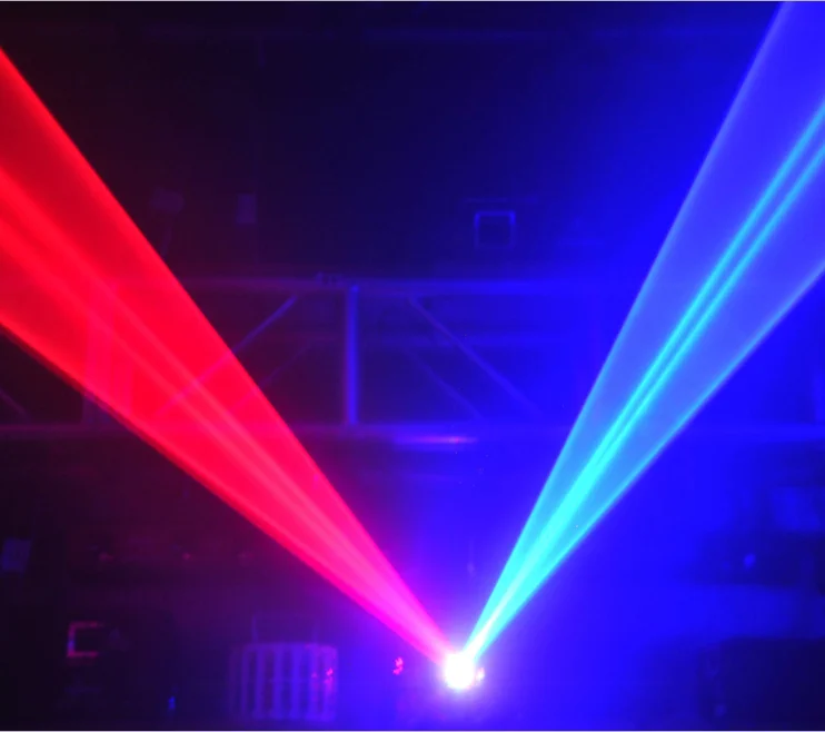 LAYU Top Selling DJ Lazer Stage Night Club Red Blue Color Beam Effect Laser Light Projector for Club KTV Disco