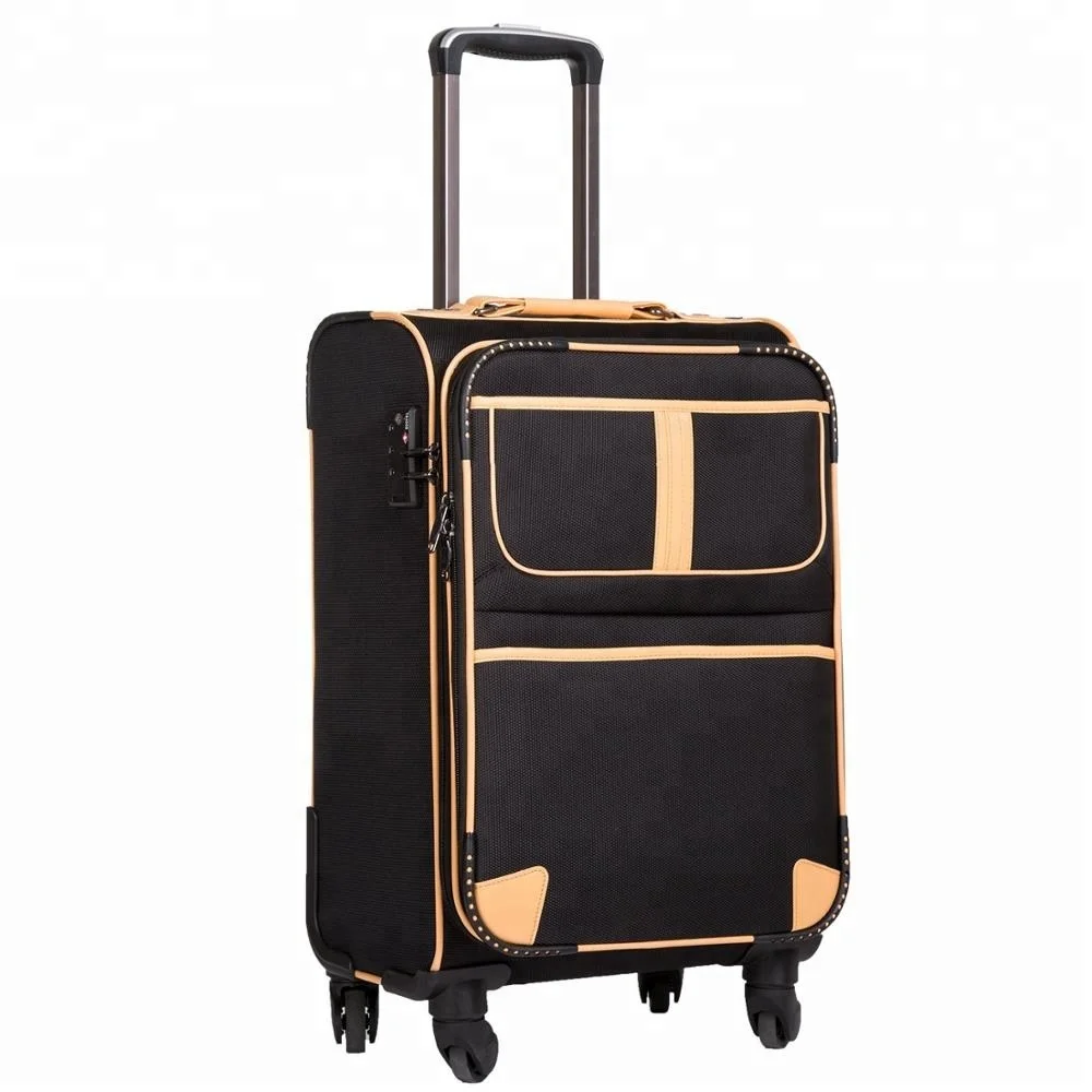 Расширяемый чемодан Spinner Softshell TSA замок багажная