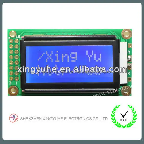 8x2 жк-дисплей stn отрицательный пропускающий символьный жк-дисплей модуль купить жк-модуль