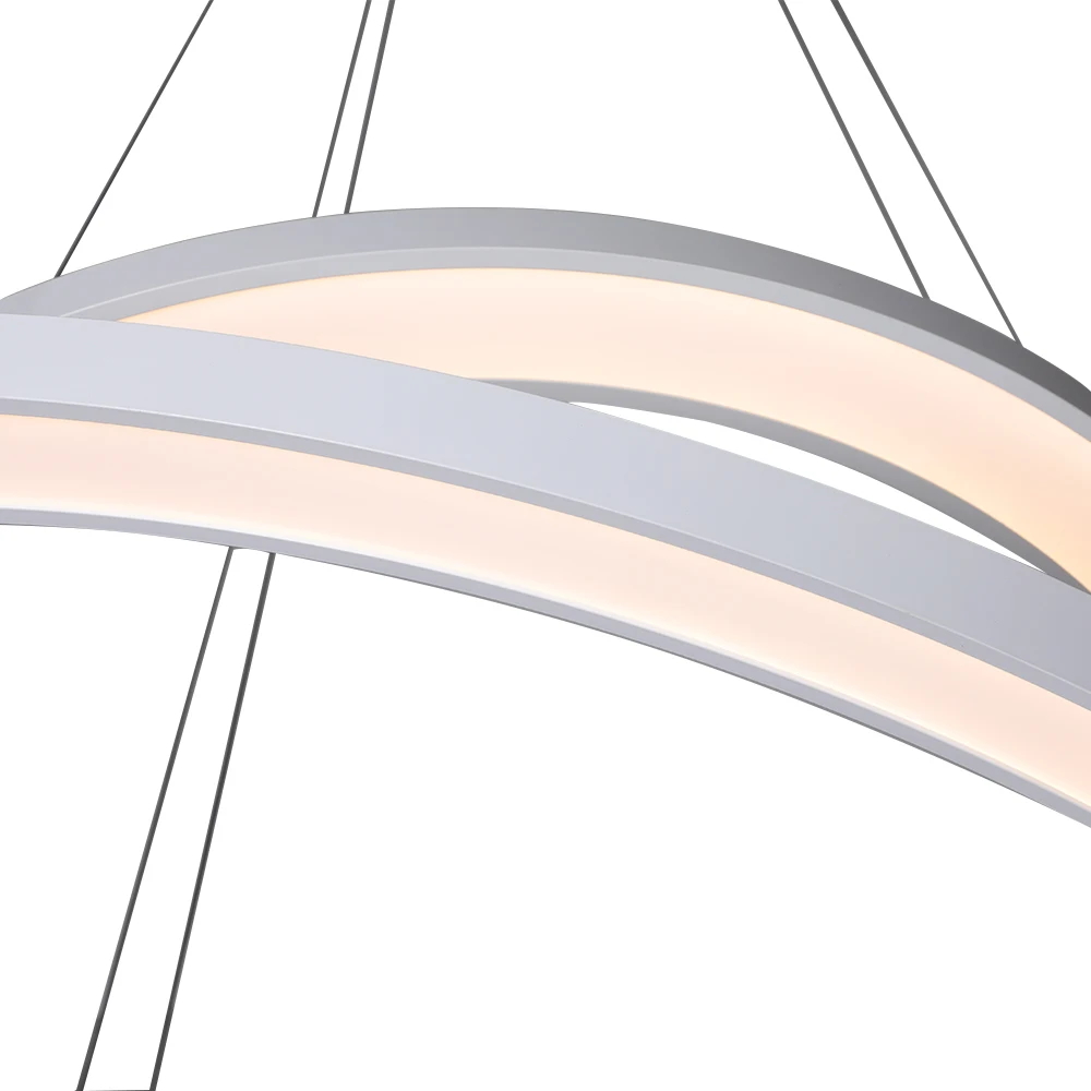 Rebecca Lighting Chandelier composed of two circles LED Bulb  50w+30w 3000k