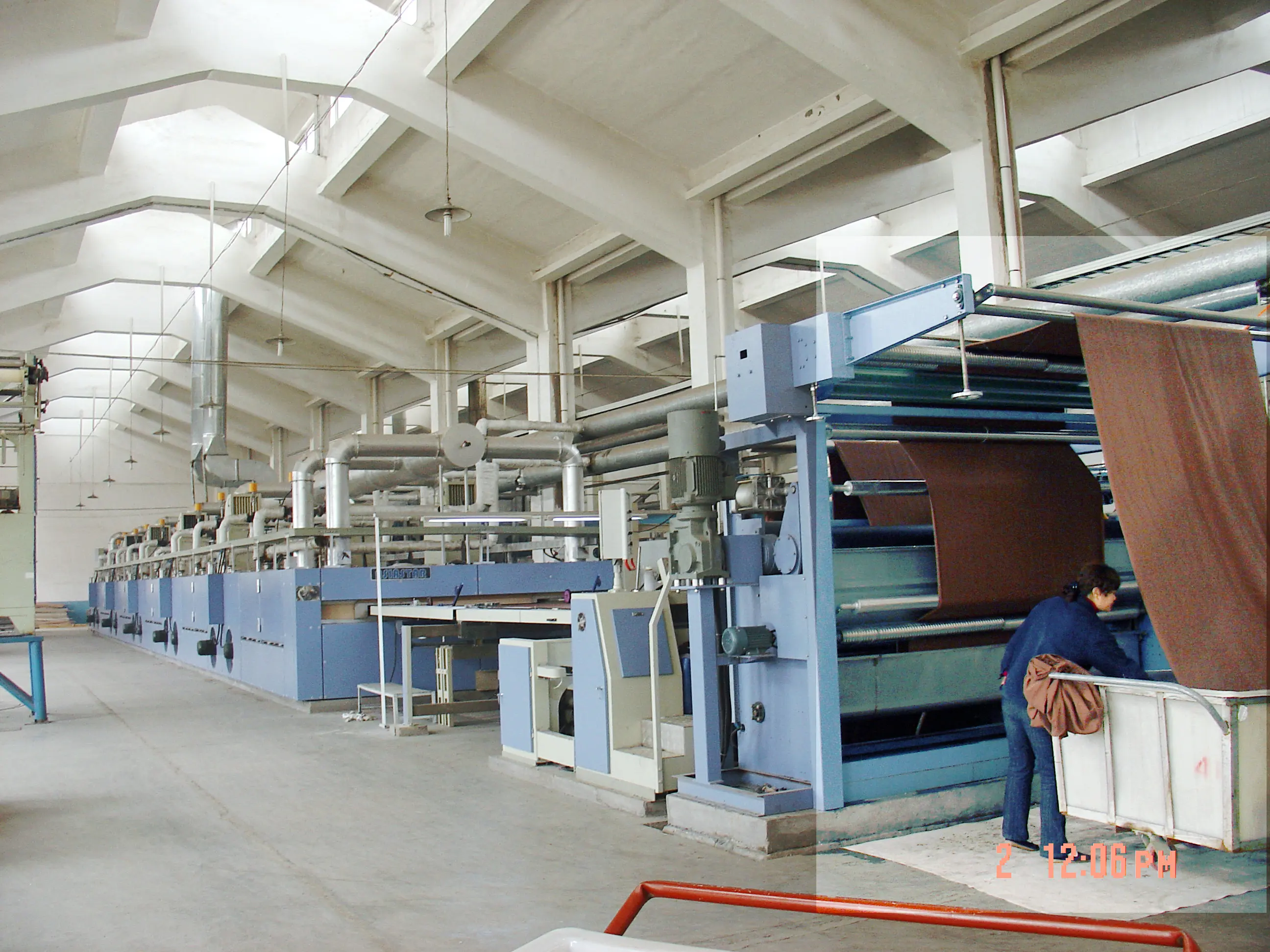 Textile Stenter heat setting finishing machine