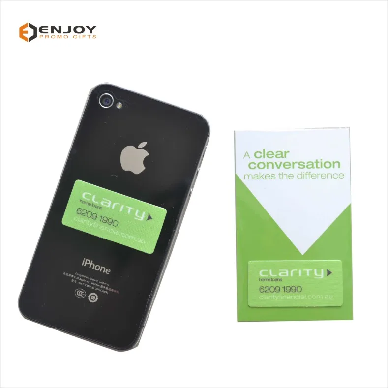 Customized Shape Full Color Printed Mobilephone Screen Sticky Cleaner