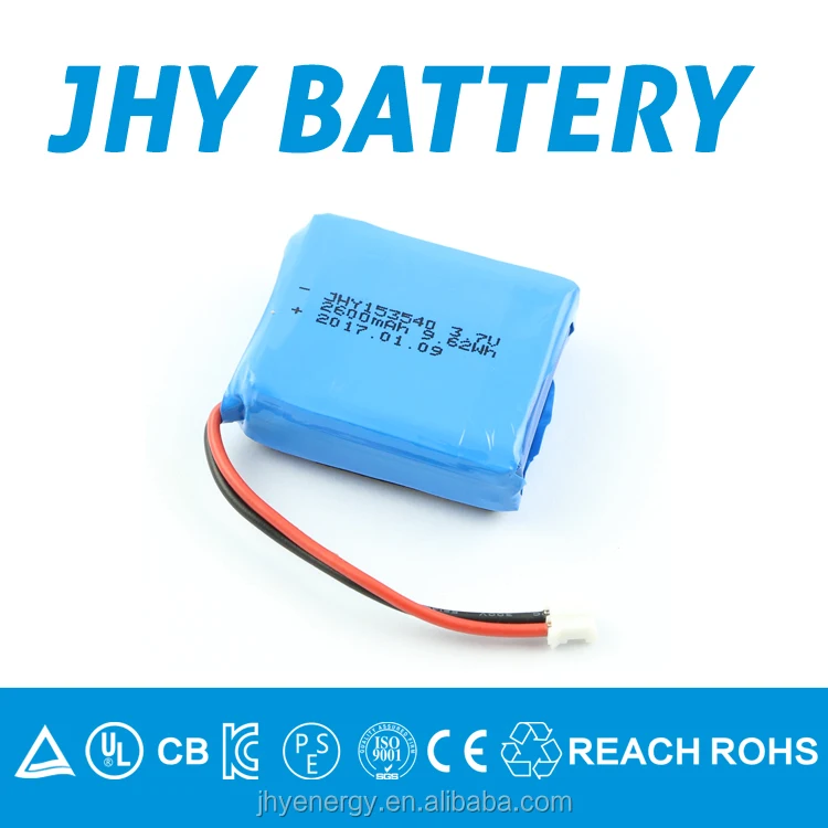JUHEYUAN lipo battery153540 3.7v 2600mah