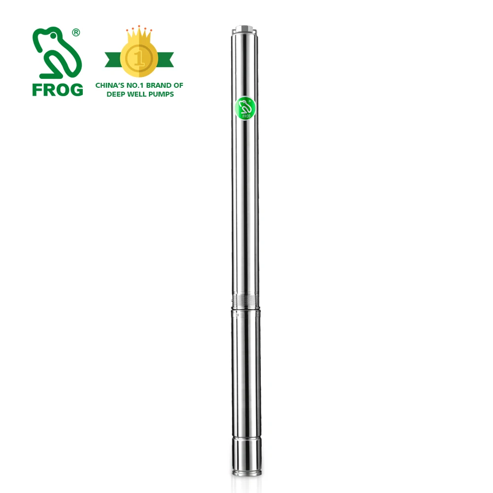 Cheap agriculture irrigation vertical borehole water pumps deep 4 inch 10hp 7.5kw deep well submersible pump