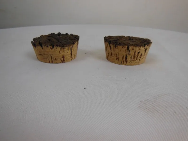 Hot selling high quality  Bark Top Cork Stoppers for glass jar ceramic jar wood lid wood stopper