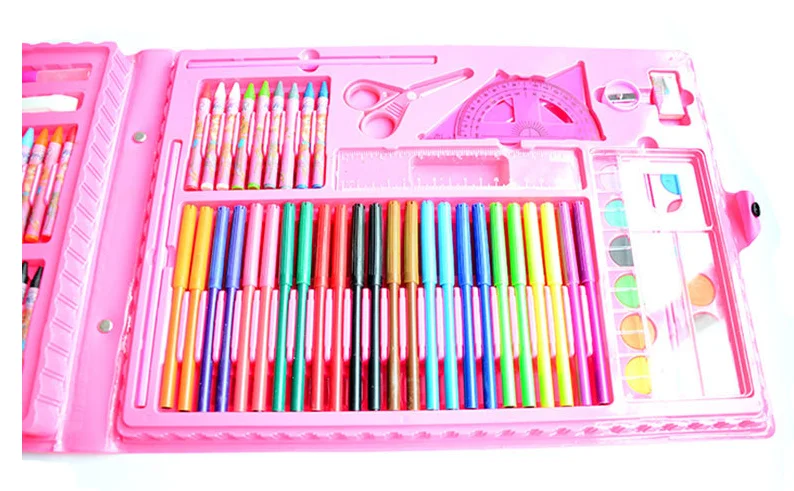 
Watercolor Paint Set Stationery Items for School Kids DIY Drawing Kit Water Color Paints >6 Years Old Paper Glass 12ml 