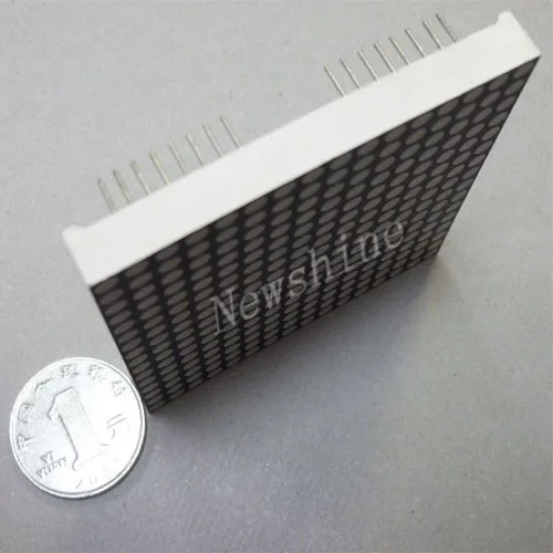 Single Red Green Blue 16*16 Dot 40mm*40mm LED Matrix Display, LED matrix light