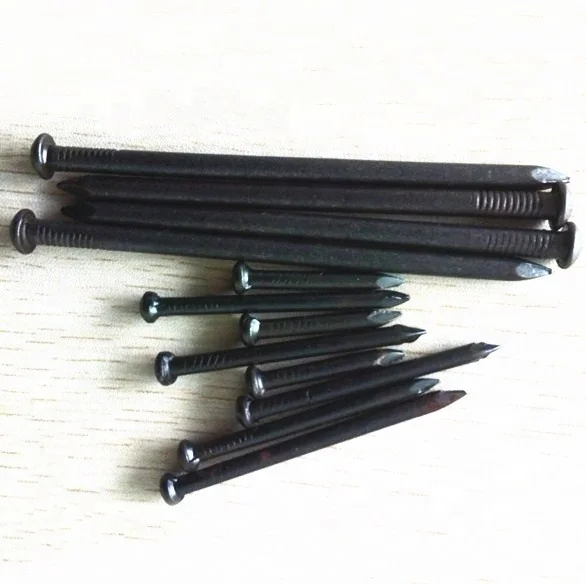 Hardened black concrete nails with factory price