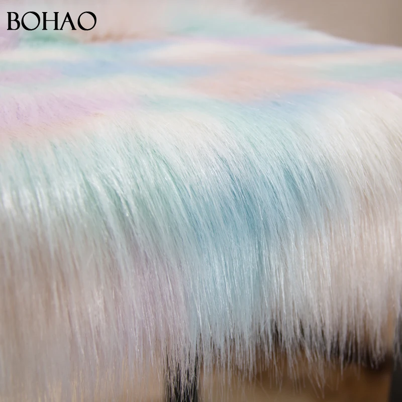 Бесплатный образец текстильного материала, тканевая трикотажная ткань, цветной мех