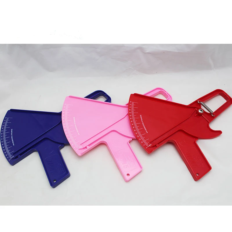 
ZHUOYU Slim Skinfold Skin Fold Tester Body Fat Caliper Test Measurement Guide 0-80MM 
