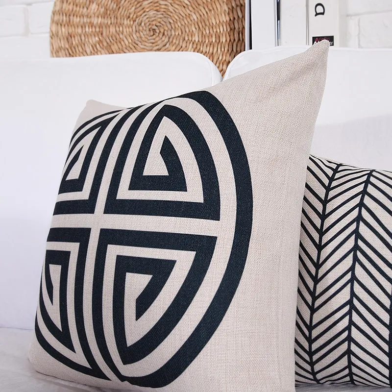 Hot Sale  custom modern style digital printed car seat pillowcase cushion cover for sofa