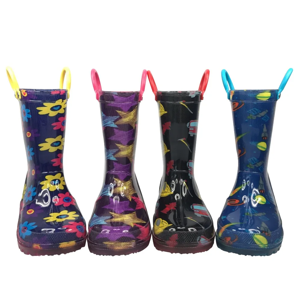 new designer kids pvc rain boots Manufacture